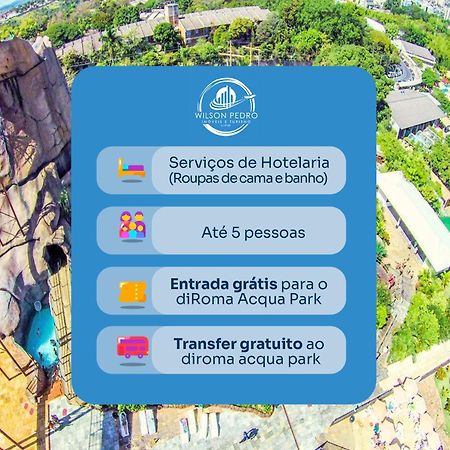 Piazza Diroma - Acqua Park E Splash Калдас Новас Екстериор снимка