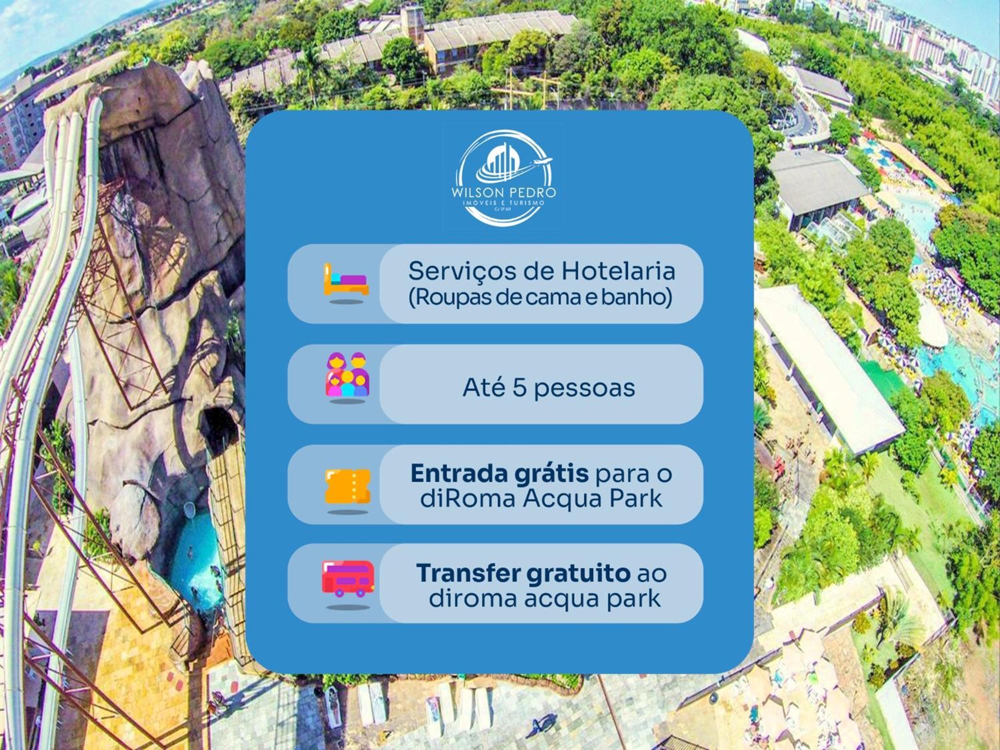 Piazza Diroma - Acqua Park E Splash Калдас Новас Екстериор снимка